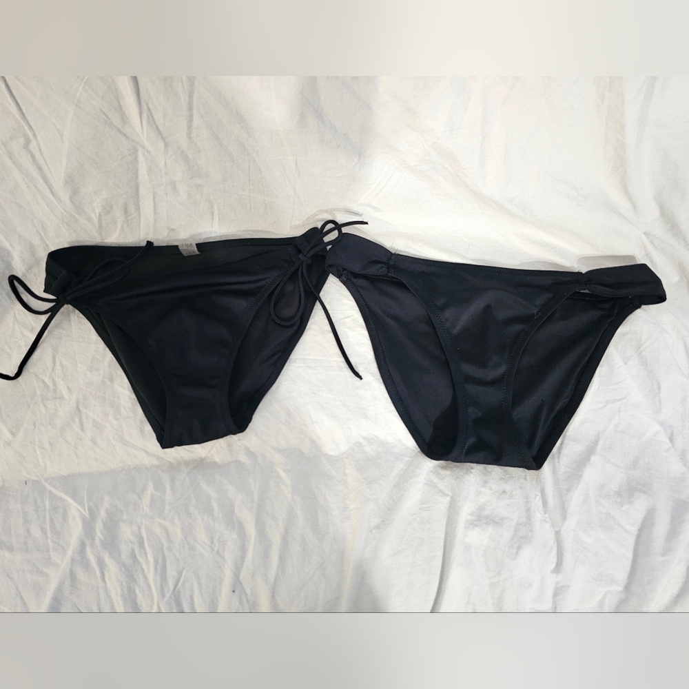 Victoria's Secret Black Bikini Bottoms